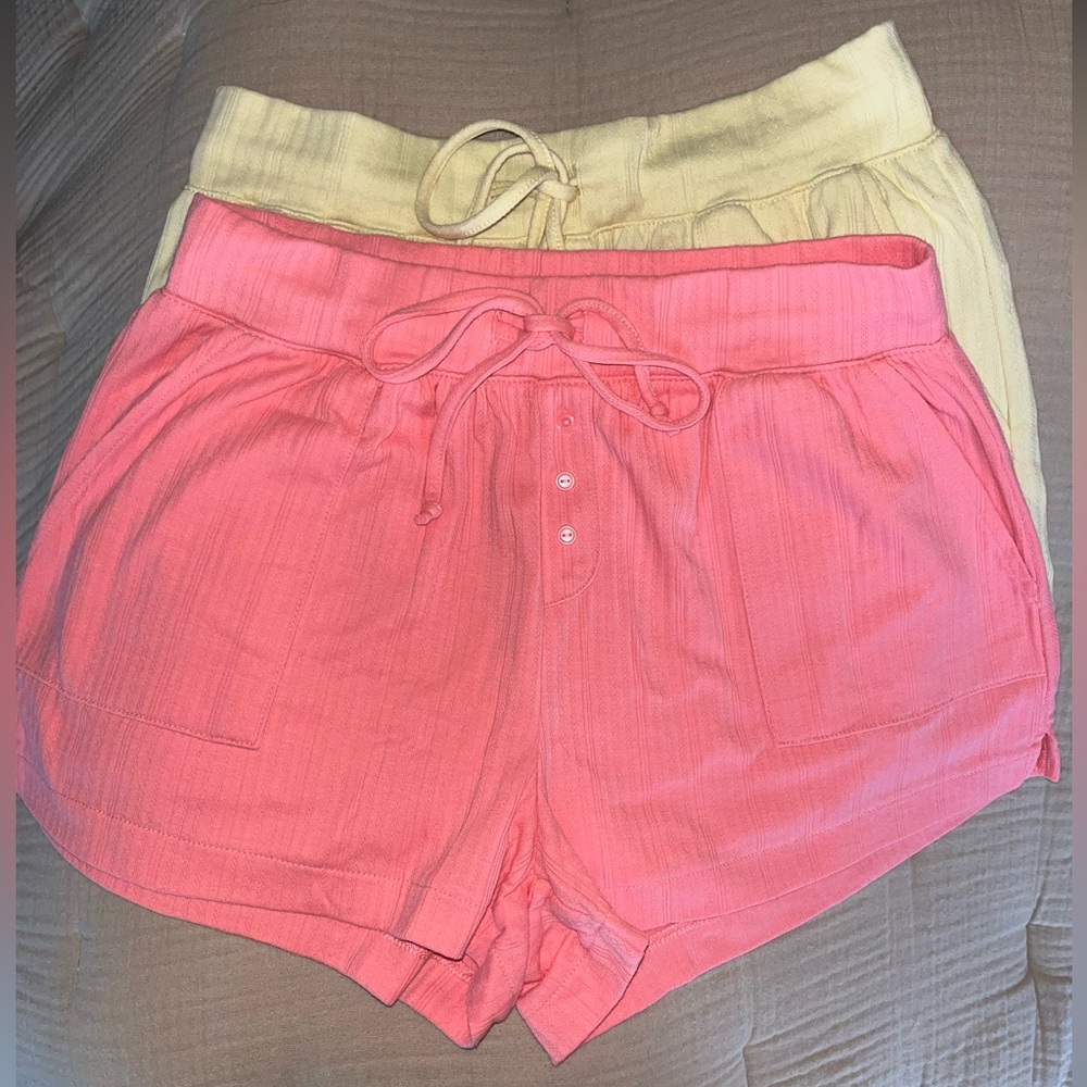 Set of (2) Like-New GAP Pointelle PJ Shorts - Picture 8 of 13